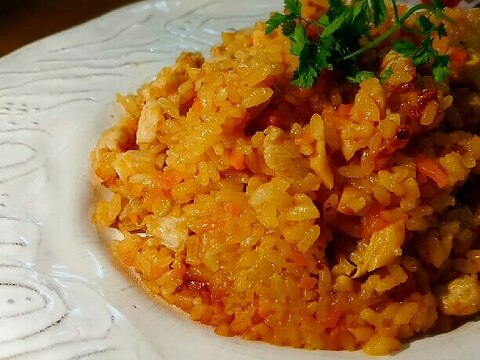 炊飯器で簡単 子供も喜ぶチキンライス レシピ 作り方 By まさむね55 楽天レシピ